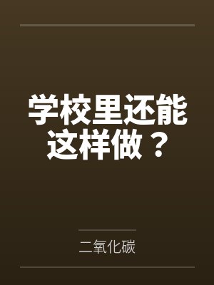 学校里还能这样做？封面