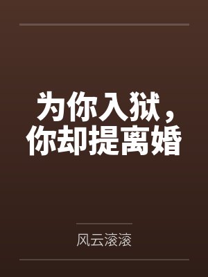 为你入狱，你却提离婚封面
