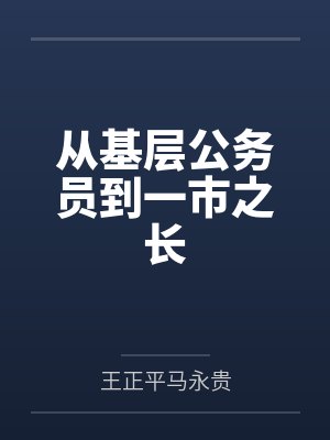 从基层公务员到一市之长封面